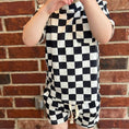 Load image into Gallery viewer, Checkered Pocket Tee & Short Set