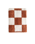 Load image into Gallery viewer, Checkered Plush Baby Kids Blanket | Copper
