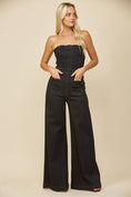 Load image into Gallery viewer, Wide Leg Denim Jumpsuit