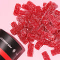 Load image into Gallery viewer, Strawberry Sour Licorice Twists - (8oz Tube)