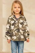 Load image into Gallery viewer, Kids Oversized Camouflage Utility Jacket