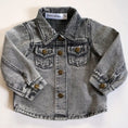 Load image into Gallery viewer, Silver Gray Denim Jacket
