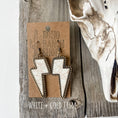 Load image into Gallery viewer, Lightning Bolt Dangle Earrings