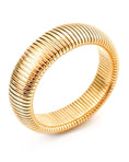 Load image into Gallery viewer, Baia Thick Chunky Coil Bangle Bracelet