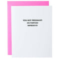 Load image into Gallery viewer, Cards - "Pregnant On Purpose"