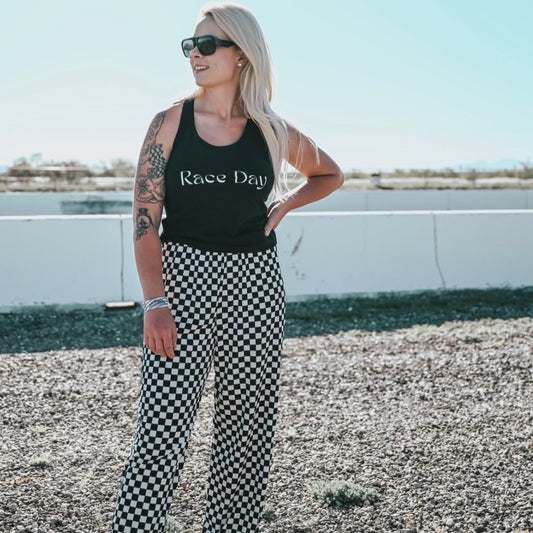 Race Day Checkered Pants