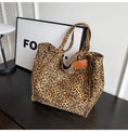 Load image into Gallery viewer, Leopard Shoulder Tote Bag-Large