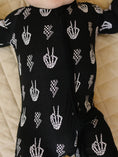 Load image into Gallery viewer, Skelly Vibes Bamboo Baby Zip Romper