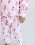Load image into Gallery viewer, Pink Bolts Jogger Set