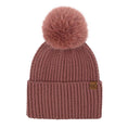 Load image into Gallery viewer, Cable Cuff C.C Pom Beanie