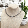 Load image into Gallery viewer, Handmade Faux Navajo Pearl Necklace