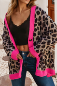 Load image into Gallery viewer, Leopard Oversize Cardigan