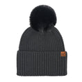 Load image into Gallery viewer, Cable Cuff C.C Pom Beanie