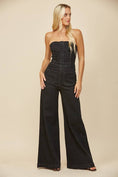 Load image into Gallery viewer, Wide Leg Denim Jumpsuit