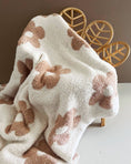 Load image into Gallery viewer, Daisy Baby Blanket | Latte