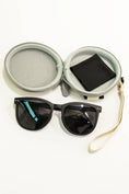 Load image into Gallery viewer, Collapsible Girlfriend Sunnies & Case in Black