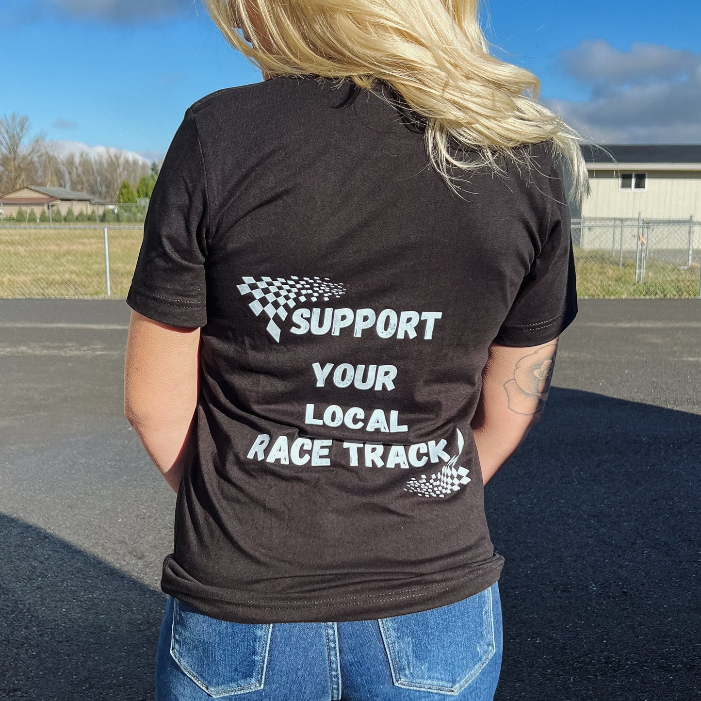 Support Your Local Race Track T-Shirt