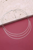 Load image into Gallery viewer, TRIPLE LAYER CHAIN NECKLACE