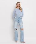 Load image into Gallery viewer, HIGH RISE FLARE JEANS T5346