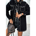 Load image into Gallery viewer, Retro Street Rivet Loose Denim Jacket