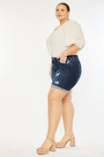Load image into Gallery viewer, KanKan PLUS MID RISE BERMUDA CUFFED SHORTS