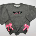 Load image into Gallery viewer, Side Bows Embroidered Crewneck Sweatshirt - Toddler/Youth