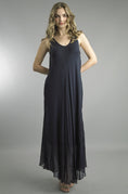 Load image into Gallery viewer, Black Silk Dress