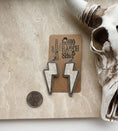 Load image into Gallery viewer, Lightning Bolt Dangle Earrings