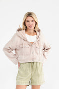 Load image into Gallery viewer, Washed Crop Jacket