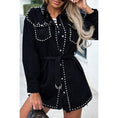 Load image into Gallery viewer, Retro Street Rivet Loose Denim Jacket