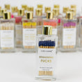 Load image into Gallery viewer, Remaining Fucks Matches - Glass Bottle Matchsticks - Blue
