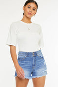 Load image into Gallery viewer, KanKan HIGH RISE DENIM SHORTS