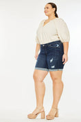 Load image into Gallery viewer, KanKan PLUS MID RISE BERMUDA CUFFED SHORTS