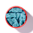 Load image into Gallery viewer, Blue Raspberry Sour Licorice Twists - (8oz Tube)