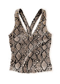 Load image into Gallery viewer, Studded Snake V-Neck Brami