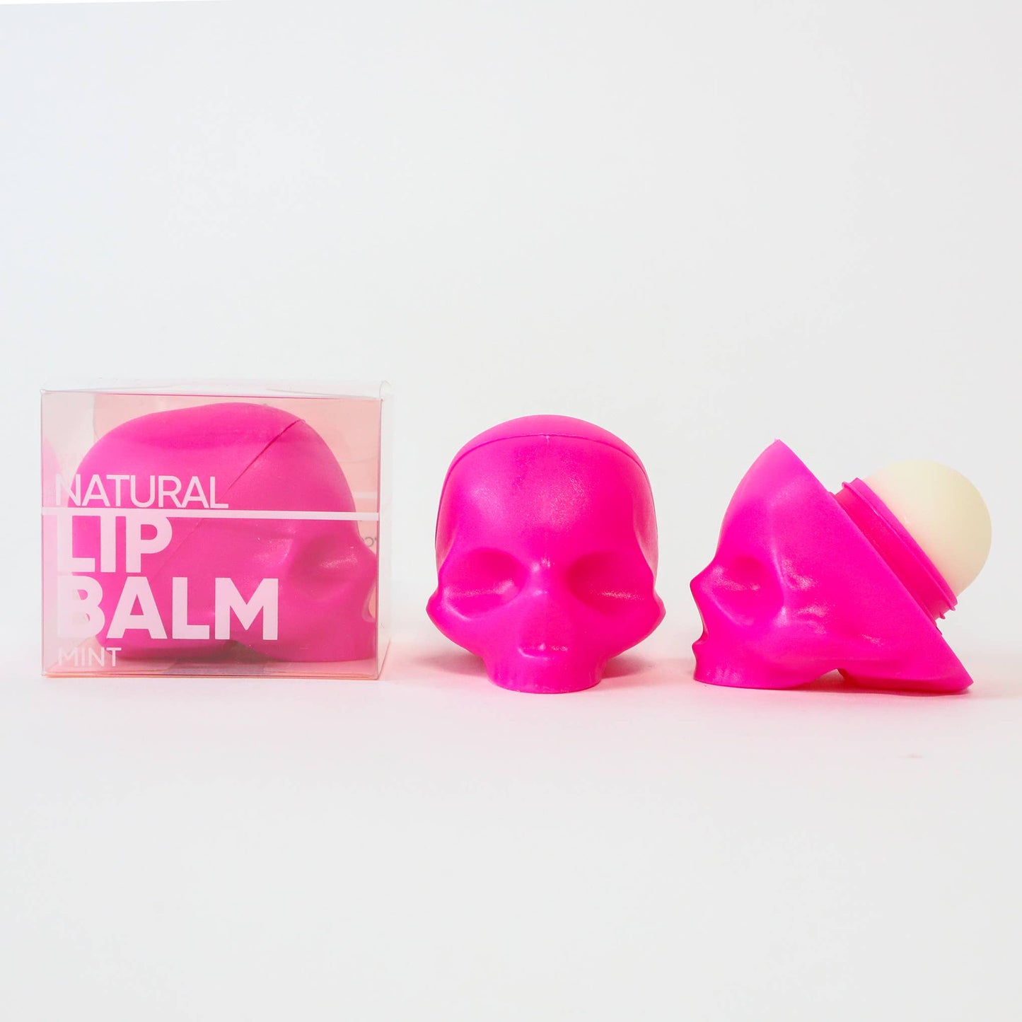Pink Skull Lip Balm 100% Natural