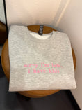 Load image into Gallery viewer, sorry I'm late, I have kids - Embroidered Crewneck
