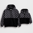 Load image into Gallery viewer, Checkered Windbreaker - Black
