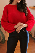 Load image into Gallery viewer, Red Bow Sweater
