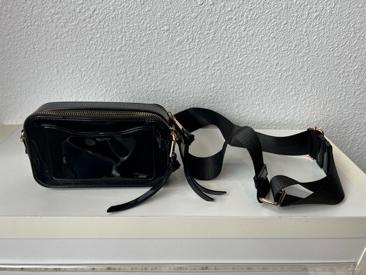 Black Patent Leather Crossbody