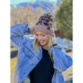 Load image into Gallery viewer, Leopard Faux Fur Pom Beanie
