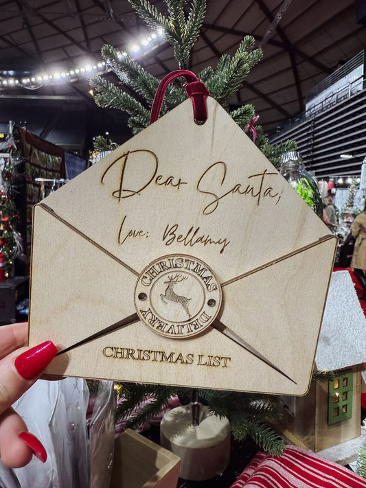 Dear Santa - Christmas List