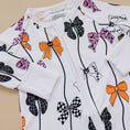 Load image into Gallery viewer, Spooky Bows Bamboo Baby Zip Romper
