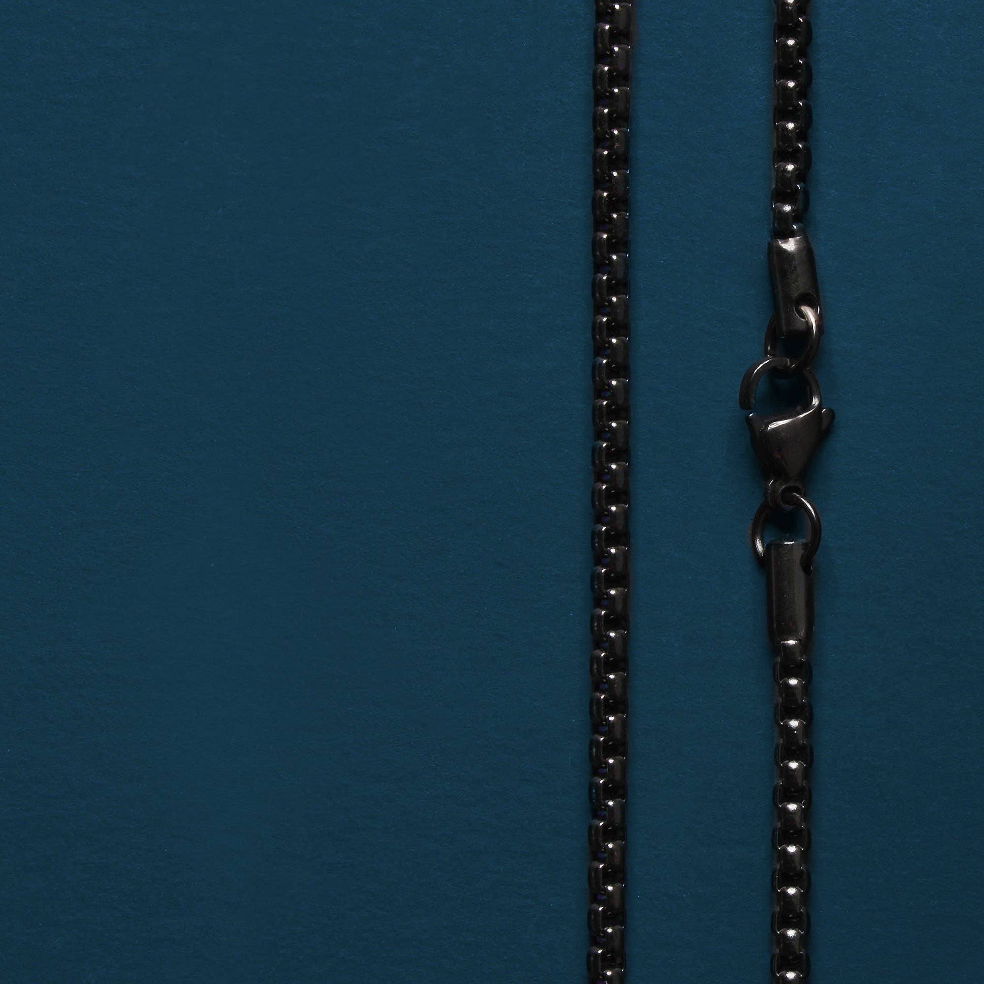 Black SS Chain Necklace for Men
