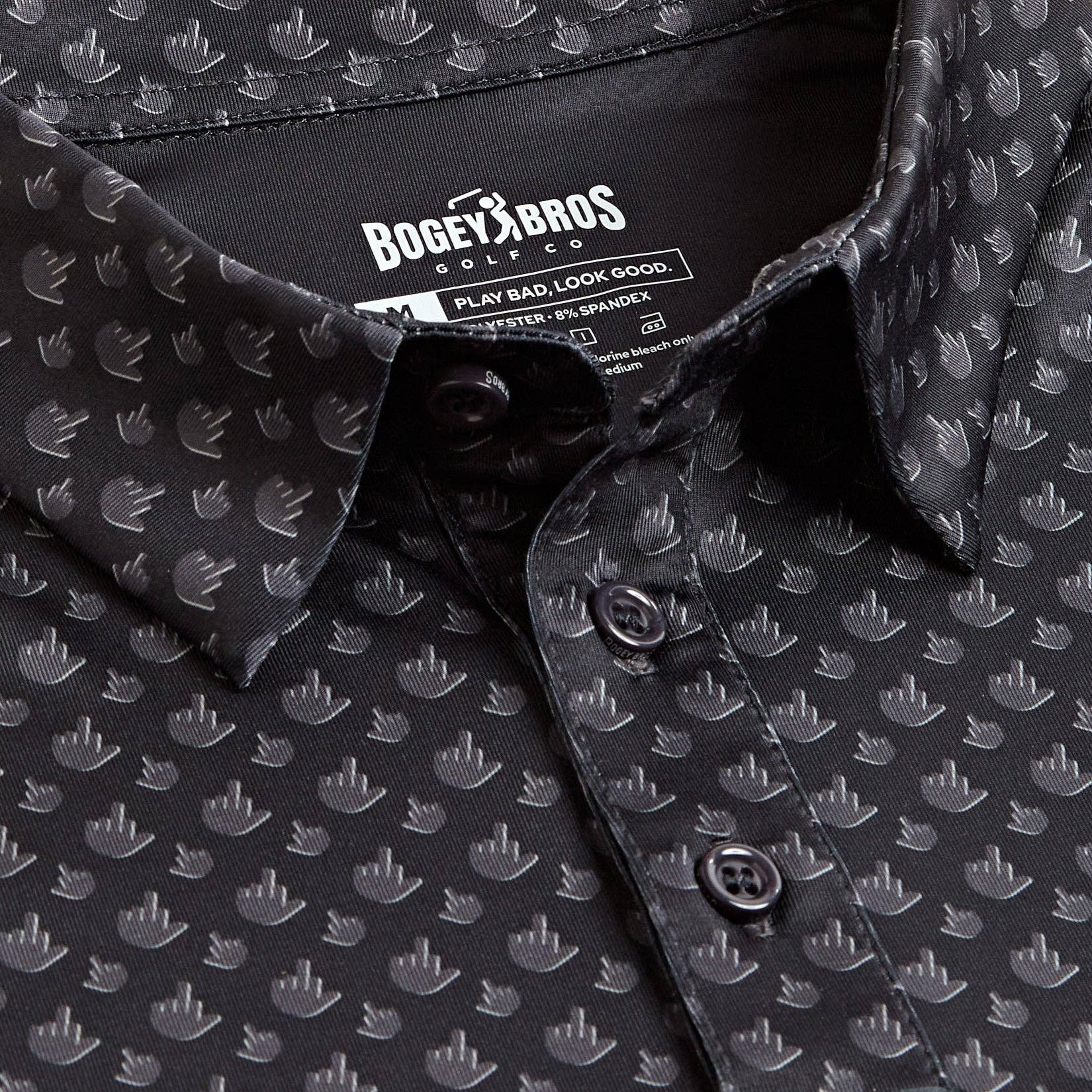 Men's Birdie Finger - Raven - Polo