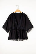 Load image into Gallery viewer, Plus Lace Short Sleeve Top
