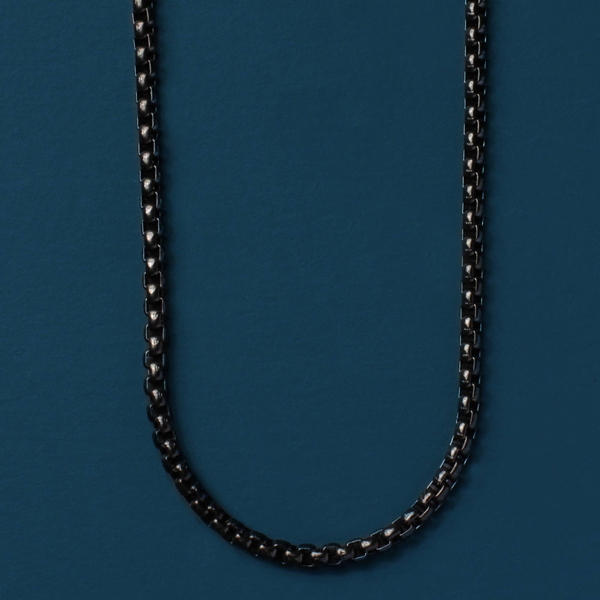 Black SS Chain Necklace for Men