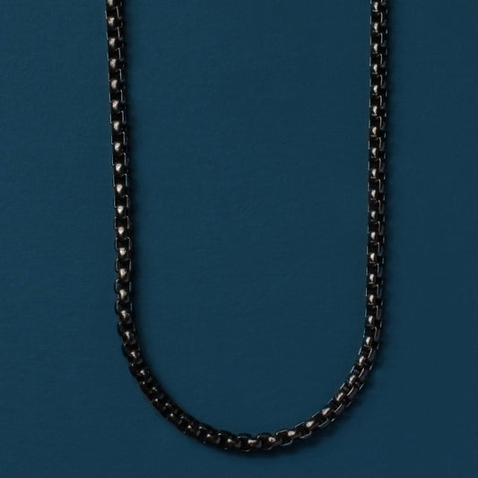 Black SS Chain Necklace for Men