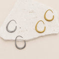 Load image into Gallery viewer, 18K STAINLESS STEEL HOOPS
