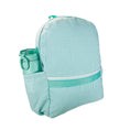 Load image into Gallery viewer, Mint Seersucker Medium Backpack w/ Pocket | Mint
